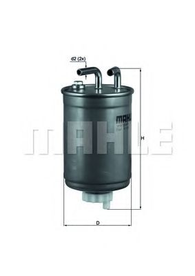 KL 99 MAHLE+ORIGINAL Fuel filter