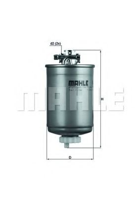 KL 77 MAHLE+ORIGINAL Fuel filter