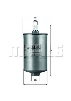 KL 29 MAHLE+ORIGINAL Fuel filter