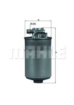 KL 154 MAHLE+ORIGINAL Fuel filter