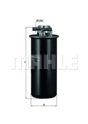 KL 454 MAHLE+ORIGINAL Fuel filter