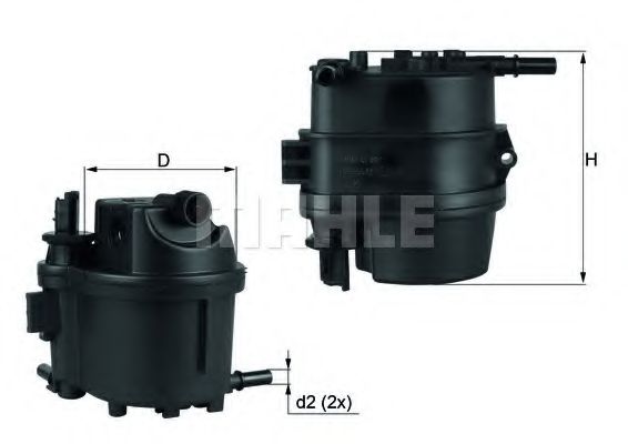 KL 779 MAHLE+ORIGINAL Fuel filter
