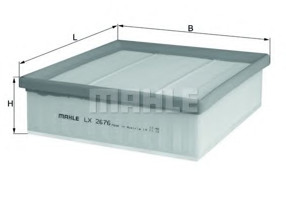 LX 2676 MAHLE+ORIGINAL Air Filter