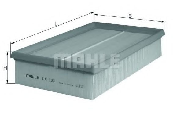 LX 526 MAHLE+ORIGINAL Air Filter