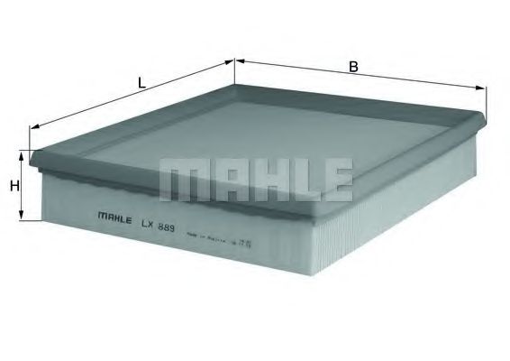 LX 889 MAHLE+ORIGINAL Air Filter