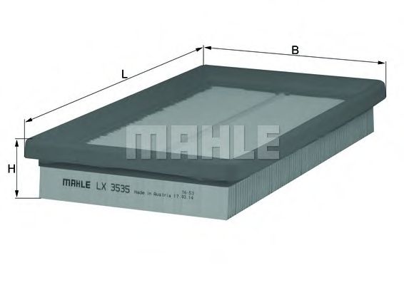 LX 3535 MAHLE+ORIGINAL Air Filter