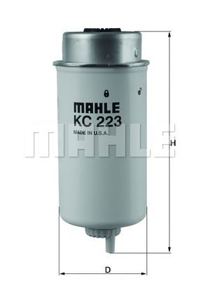KC 223 MAHLE+ORIGINAL Fuel filter