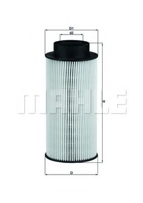 KX 182/1D MAHLE+ORIGINAL Fuel filter