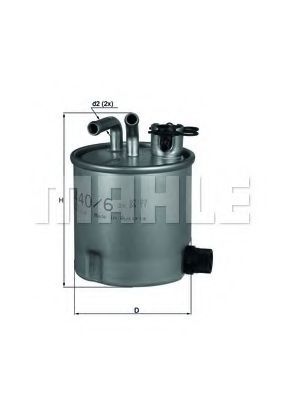 KL 440/6 MAHLE+ORIGINAL Fuel filter