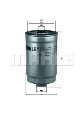 KC 181 MAHLE+ORIGINAL Fuel filter