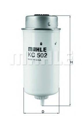 KC 502 MAHLE+ORIGINAL Fuel filter