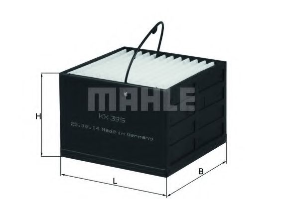 KX 395 MAHLE+ORIGINAL Fuel filter