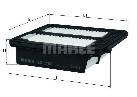 LX 3462 MAHLE+ORIGINAL Air Filter