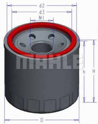 MAHLE ORIGINAL OC 980