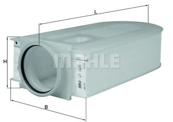 LX 1686/1 MAHLE+ORIGINAL Air Filter