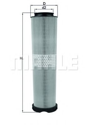 LX 816/6 MAHLE+ORIGINAL Air Filter