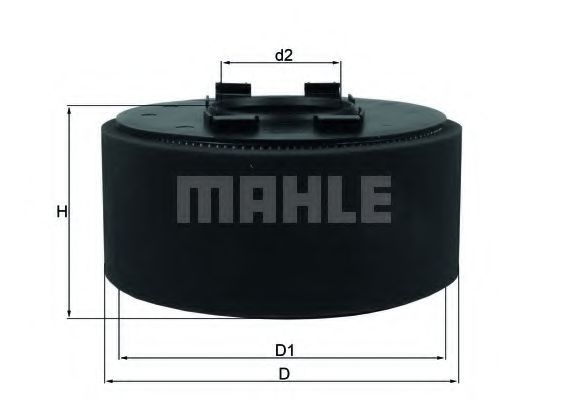 LX 870 MAHLE+ORIGINAL Air Filter