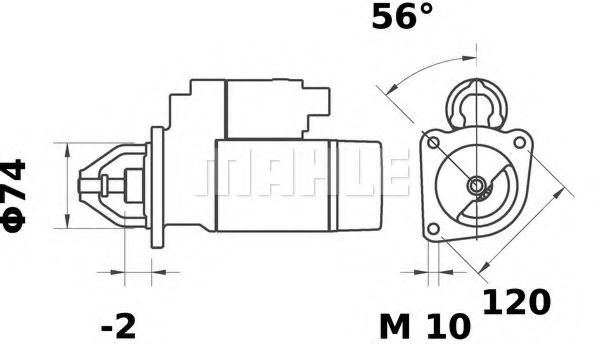 MS 31 MAHLE+ORIGINAL Bolt Set, crankshaft pulley