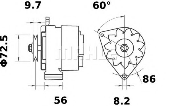 MAHLE ORIGINAL MG628