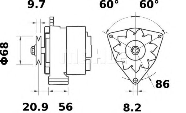 MAHLE ORIGINAL MG604