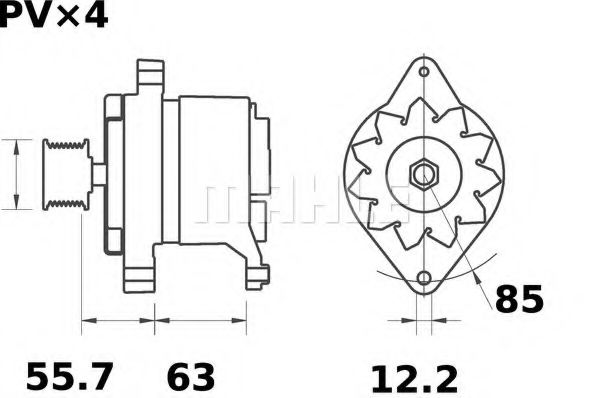 MAHLE ORIGINAL MG595