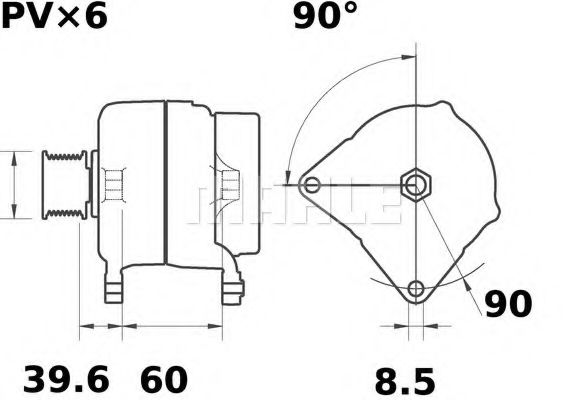 MAHLE ORIGINAL MG556