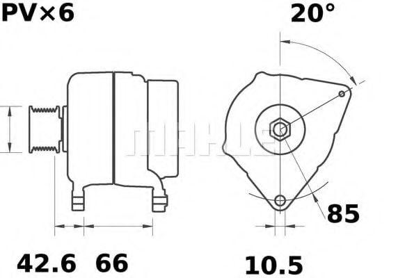 MAHLE ORIGINAL MG422