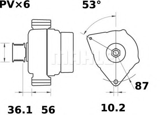 MAHLE ORIGINAL MG418