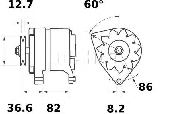 MAHLE ORIGINAL MG348