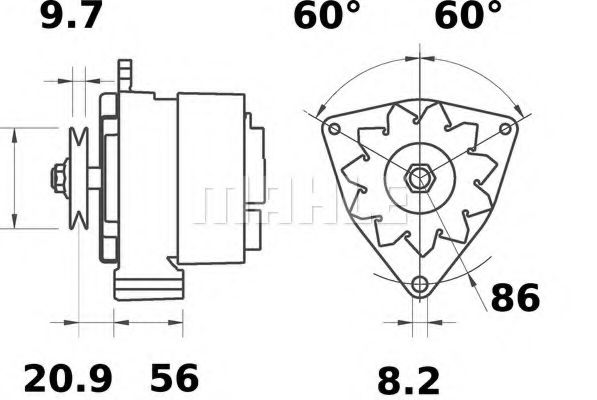 MAHLE ORIGINAL MG245