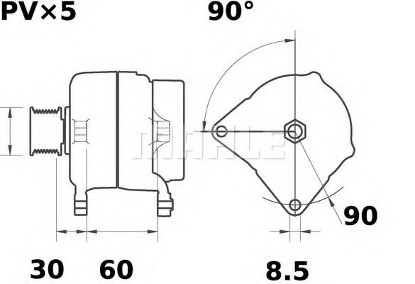 MAHLE ORIGINAL MG214