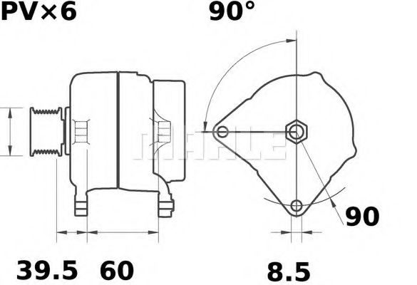 MAHLE ORIGINAL MG202
