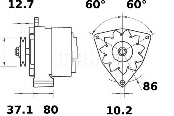 MAHLE ORIGINAL MG158