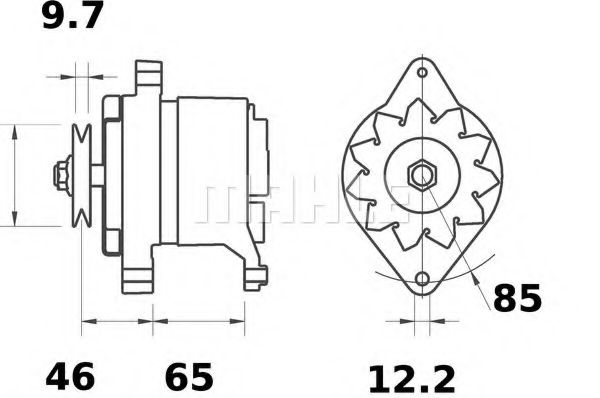 MAHLE ORIGINAL MG127