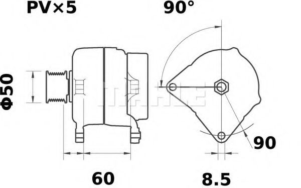 MAHLE ORIGINAL MG79