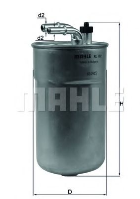 KL 792 MAHLE+ORIGINAL Fuel filter