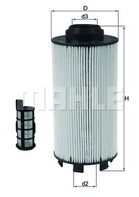 KX 403 KIT MAHLE+ORIGINAL Fuel filter