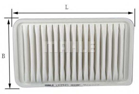 LX 2521 MAHLE+ORIGINAL Air Filter