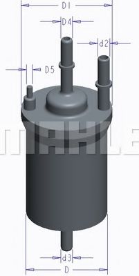 KL 759 MAHLE+ORIGINAL Fuel filter