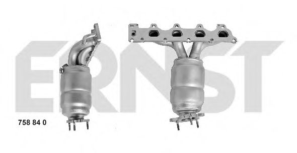 758840 ERNST Exhaust System Catalytic Converter