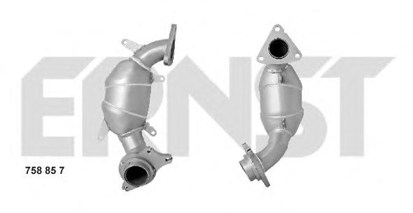 758857 ERNST Exhaust System Catalytic Converter