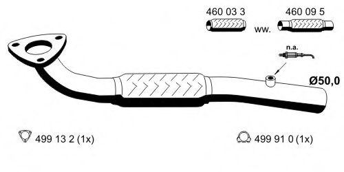 054461 ERNST Accelerator Cable