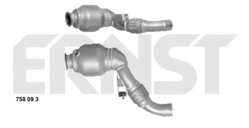 758093 ERNST Exhaust System Catalytic Converter