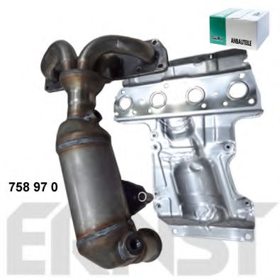 758970 ERNST Exhaust System Catalytic Converter