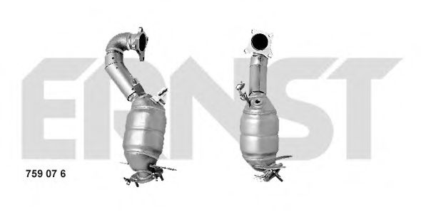 759076 ERNST Exhaust System Catalytic Converter