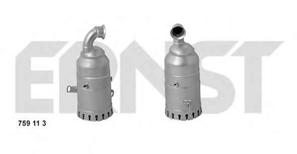 759113 ERNST Exhaust System Soot/Particulate Filter, exhaust system