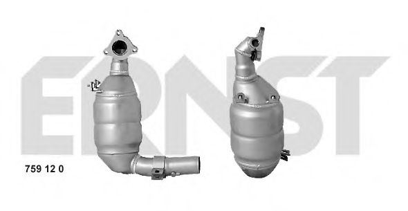 759120 ERNST Exhaust System Catalytic Converter