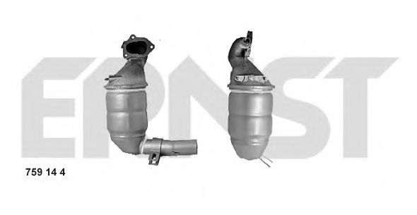 759144 ERNST Exhaust System Catalytic Converter