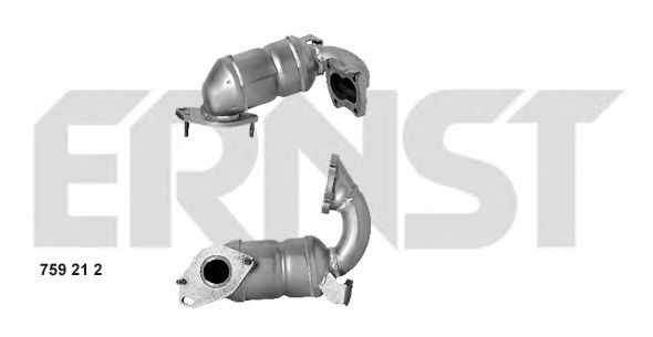 759212 ERNST Exhaust System Catalytic Converter