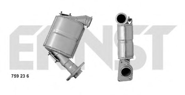 759236 ERNST Exhaust System Catalytic Converter